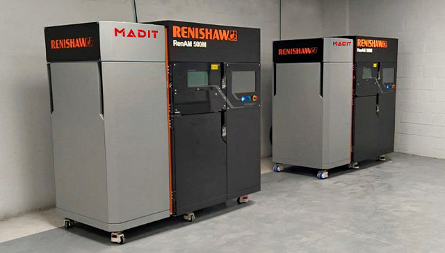 MADIT METAL APUESTA POR LOS SISTEMAS RENISHAW DE FABRICACIÓN ADITIVA METÁLICA CON LA INSTALACIÓN DE DOS RENAM 500M